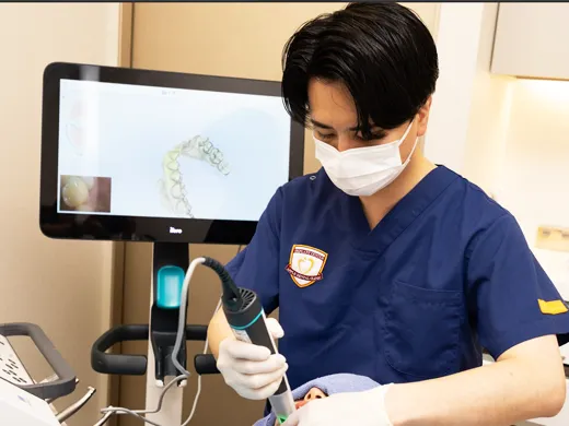 iTeroで治療後の歯並びをシミュレーション